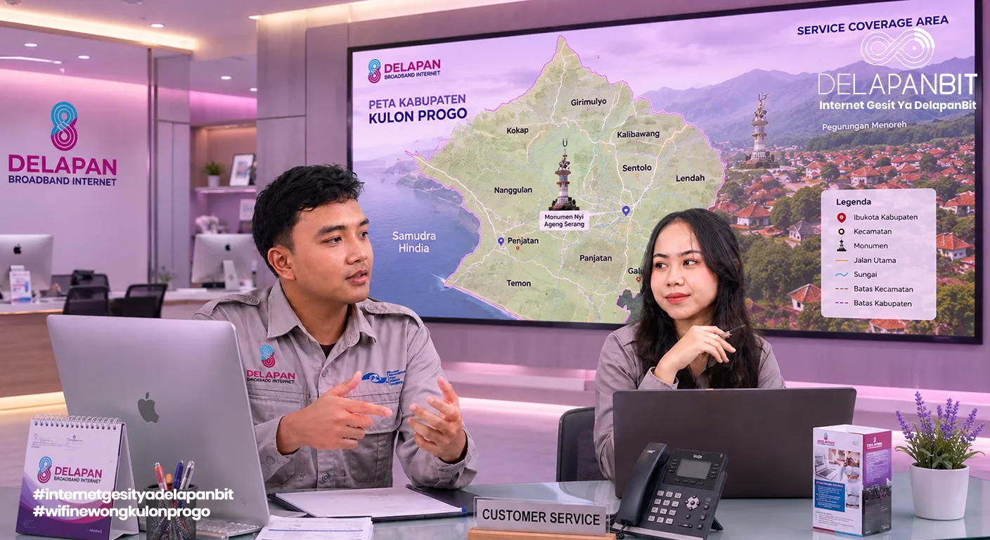 DelapanBit: ISP Lokal Kulon Progo yang Terus Tumbuh Bersama Masyarakat