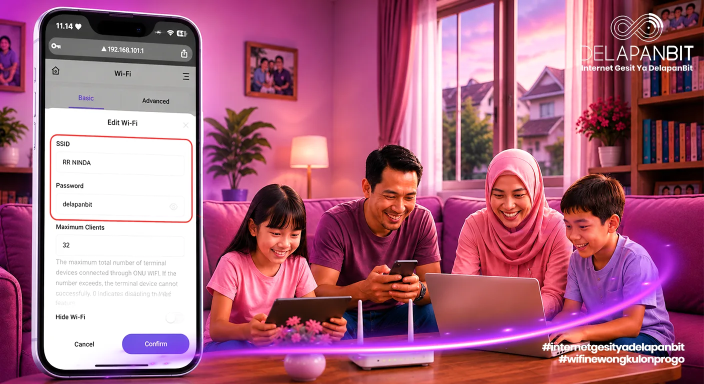 Cara Ganti Sandi WiFi Lewat HP Tanpa Ribet dengan Merk Router CDATA