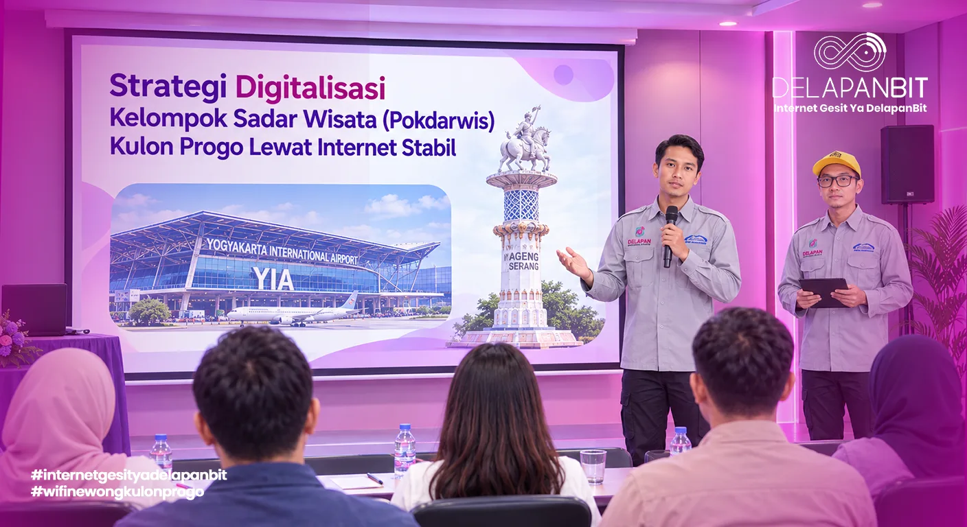 Strategi Digitalisasi Kelompok Sadar Wisata (Pokdarwis) Kulon Progo Lewat Internet Stabil